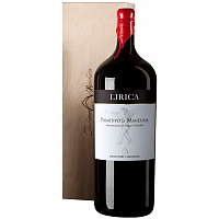 Вино Красное Сухое Produttori di Manduria Lirica Primitivo di Manduria in wooden box 2020 15 л фото