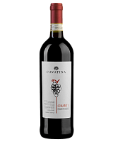 Вино Красное Сухое Cavatina Chianti 2023 0,75 л фото