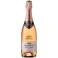 Вино игристое Розовое Брют Simonsig Kaapse Vonkel Cap Classique Brut Rose 0,75 л фото