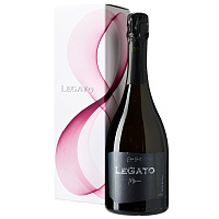 Вино игристое Белое Экстра Брют LeGato Mtsvane Extra Brut in gift box 2024 0,75 л фото