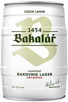 Пиво Светлое Bakalar Za Studena Chmeleny mini keg 5 л фото