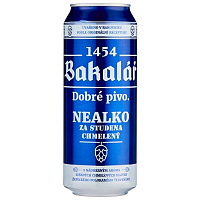 Пиво Bakalar Nealko Za Studena Chmeleny in can 0,5 л фото