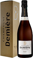 Вино игристое Demiere Divin Meunier Brut Champagne in gift box 0,75 л фото