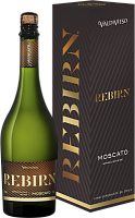 Вино игристое Белое Полусухое Valdivieso Rebirn Moscato in gift box 2023 0,75 л фото