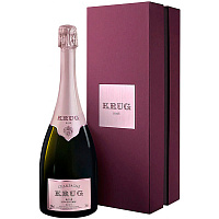Вино игристое Розовое Экстра Брют Krug Rose 25eme Edition Extra Brut Champagne in gift box 2008 0,75 л фото