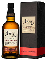 Виски Sakurao Single Malt Sherry Cask in gift box 0,7 л фото