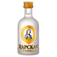 Водка Tsarskaja Gold 0,05 л фото