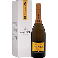 Вино игристое Белое Брют Drappier Carte d'Or Brut Champagne in gift box 0,75 л фото