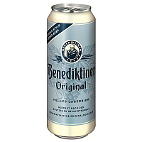 Пиво Светлое Benediktiner Original Hell in can 0,5 л фото