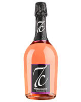 Вино игристое Розовое Брют 7С Prosecco Millesimato Rose Brut 0,75 л фото