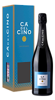 Вино игристое Белое Сухое Ca' del Cino Extra Dry in gift box 2023 0,75 л фото