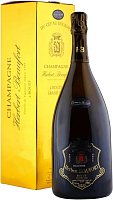 Шампанское Белое Брют Herbert Beaufort Blanc de Noirs Bouzy Grand Cru Champagne in gift box 1,5 л фото