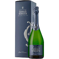 Вино игристое Белое Брют Charles Heidsieck Brut Reserve Champagne in gift box 0,75 л фото