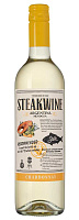 Вино Белое Полусухое Steakwine Chardonnay 2022 0,75 л фото