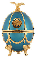 Водка Imperial Collection Faberge Egg Turquoise in velvet box 0,7 л фото