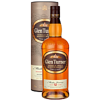 Виски Glen Turner 12 Years Old Single Malt in tube 0,7 л фото