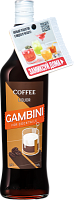 Ликер Gambini Coffee with neckhanger chat bot 0,7 л фото