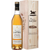 Коньяк Lautrec Selection du Domain in wooden box 0,7 л фото