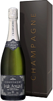 Вино игристое Белое Брют Louis Armand Premier Cru Blanc de Blancs Brut Champagne in gift box 0,75 л фото