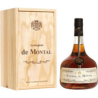 Арманьяк De Montal Bas-Armagnac in wooden box 1972 0,7 л фото