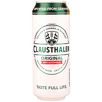 Пиво Светлое Clausthaler Original Non-Alcoholic in can 0,5 л фото