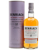 Виски Benriach 12 Years Old The Smoky Twelve Single Malt Speyside in tube 0,7 л фото