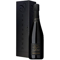 Вино игристое Белое Сухое Nathalie Falmet Parcelle ZH 303 Extra Brut Champagne in gift box 2014 0,75 л фото
