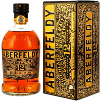 Виски Aberfeldy 12 Years Old Madeira Cask Finish Single Malt Highland in gift box 0,7 л фото