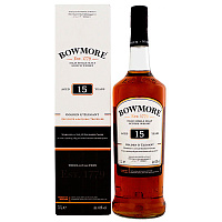 Виски Bowmore 15 Years Old Golden & Elegant Single Malt Islay in gift box 1 л фото